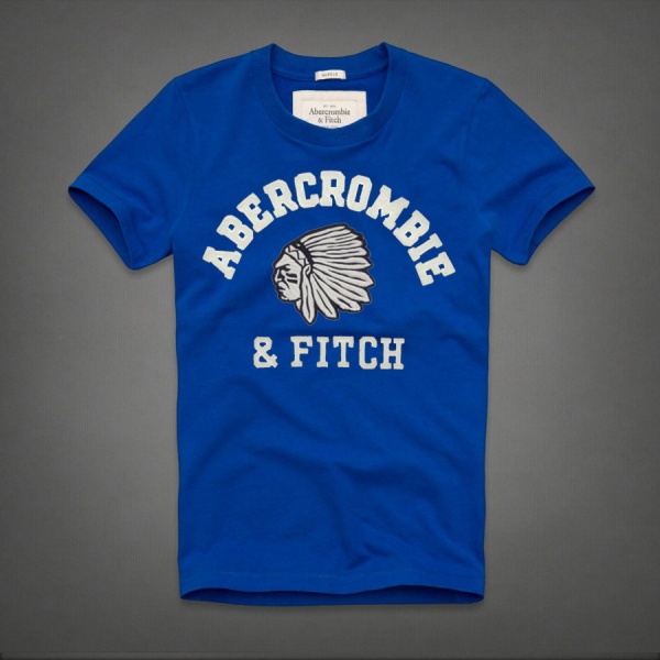 Abercrombie Fitch Hombres De Cuello Redondo Corto Remera AF5307